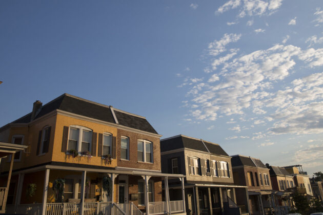 Photo of townhomes.